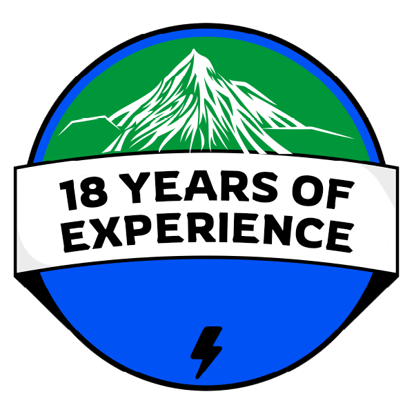 18 Years of Experience Badge